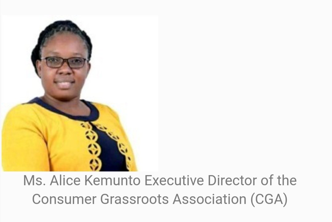 Alice Kemunto, Exec. Director of the Consumer Grassroots Association will be a keynote speaker at the Nairobi Innovation Week. This year's theme is 'Strengthening Innovation Ecosystem towards Sustainable Agriculture, Nutrition and Food Security' #NIW2024