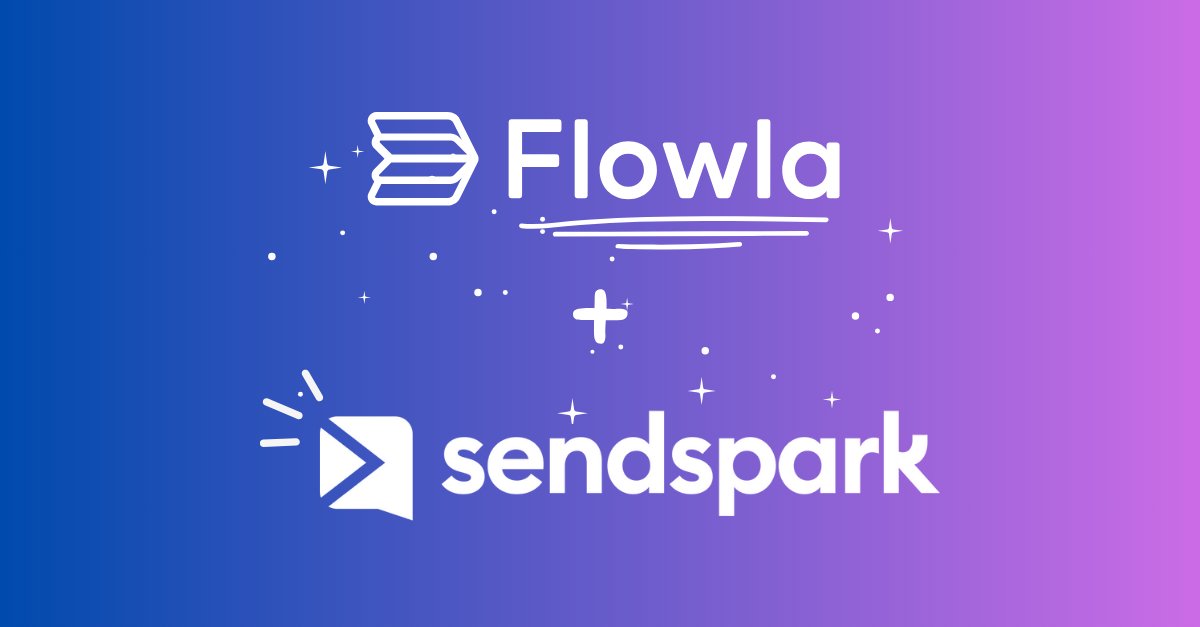 How do you keep the ✨spark✨ alive throughout your #sales process? It's easy with the seamless @sends_park & Flowla integration! Get better control over your narrative, guiding prospects through their buyer's journey with precision and clarity 💪