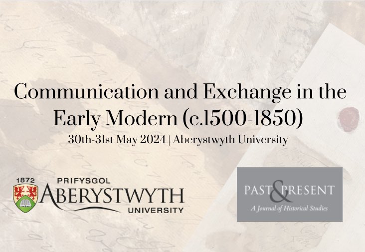 #twitterstorians! Registration for communication and exchange in the early modern c.1500-1850 #conference is now open! 

The conference is free and available in-person and online. 

Interested? Take a look at the programme here: forms.gle/AxQ7cJFVaANrho… 

#earlymodern #History