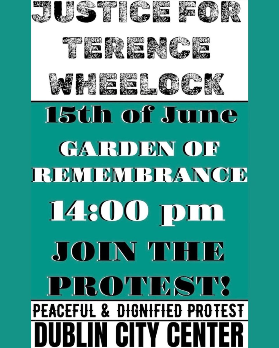 19 Years & Still no Answers.

The Wheelock Family are calling on the Minister for Justice and Taoiseach to grant their family a full independent public inquiry into what happened to Terence in that Cell at Store Street Garda Station. 

#justiceforterencewheelock #FOREVER20 #JFTW