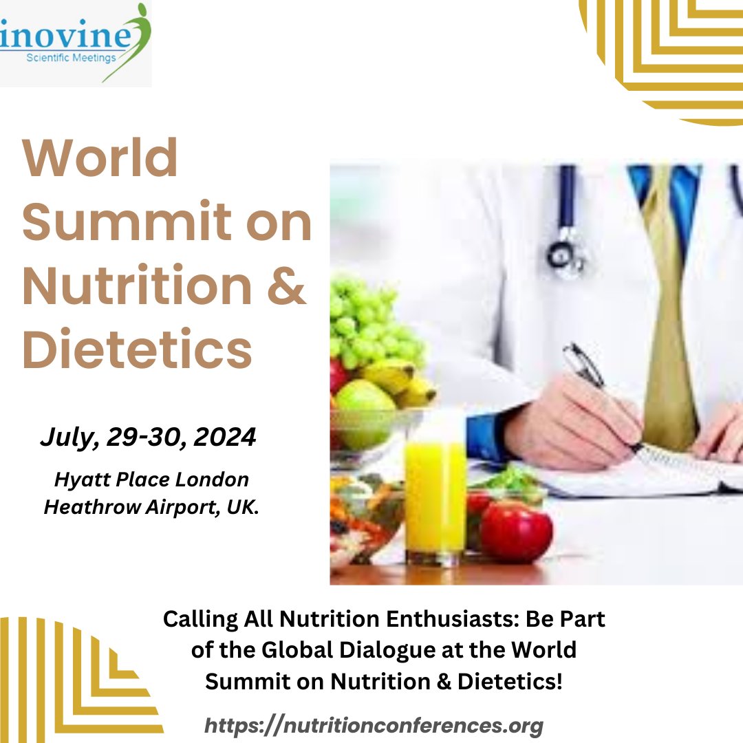 nutritionconferences.org 

#nutritionanddietetics #nutritionist #dietitian #wsnd2024 #conference2024 #researchers #CallForAbstracts