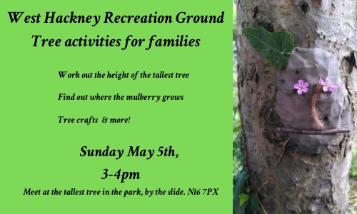 On the lookout for family-friendly activities this weekend? Join Sam the gardener for a fun and educational walk around West Hackney Recreation Ground including tree spotting and crafts. ⏰ Sunday May 5th, 3-4pm 📍 Meet at the tallest tree in the park, by the slide. N16 7PX