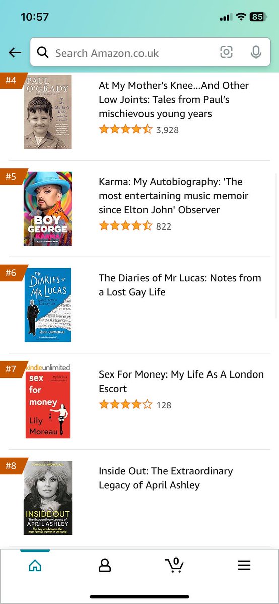 PUBLICATION DAY!!! The Diaries of Mr Lucas is out today!! And it's already doing really rather well - particularly (woo hoo) the Kindle edition. The first is Amazon's New Releases bestsellers; the second, LGBTQ+ Biography eBooks. Holy hootin' heck!!!