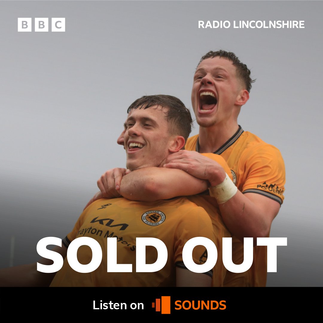 The away allocation of @bostonunited's promotion final at Brackley Town has now sold out! Stay up to date with the latest Pilgrims news: bbc.in/4a1R4RF