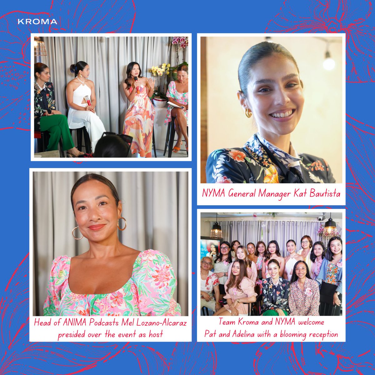 .@NYMA_MGMT warmly welcomes Pat Tingjuy and Adelina Eugenio to their growing family of talents 🌺🌸 Held at Flossom Kitchen + Cafe, the intimate gathering celebrated the unique journeys and bright futures of these remarkable women. Pat Tingjuy, a licensed architect and athlete,