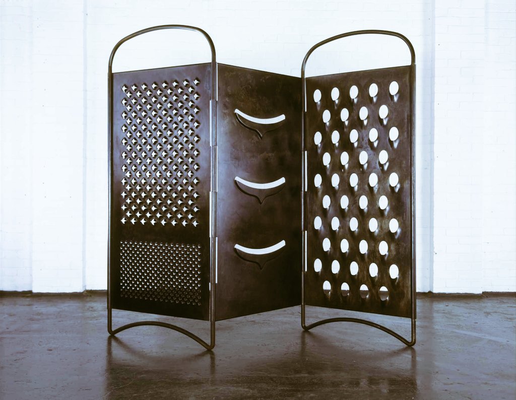 Lebanese-born Palestinian artist Mona Hatoum, The Grater Divide, 2002 #WomensArt