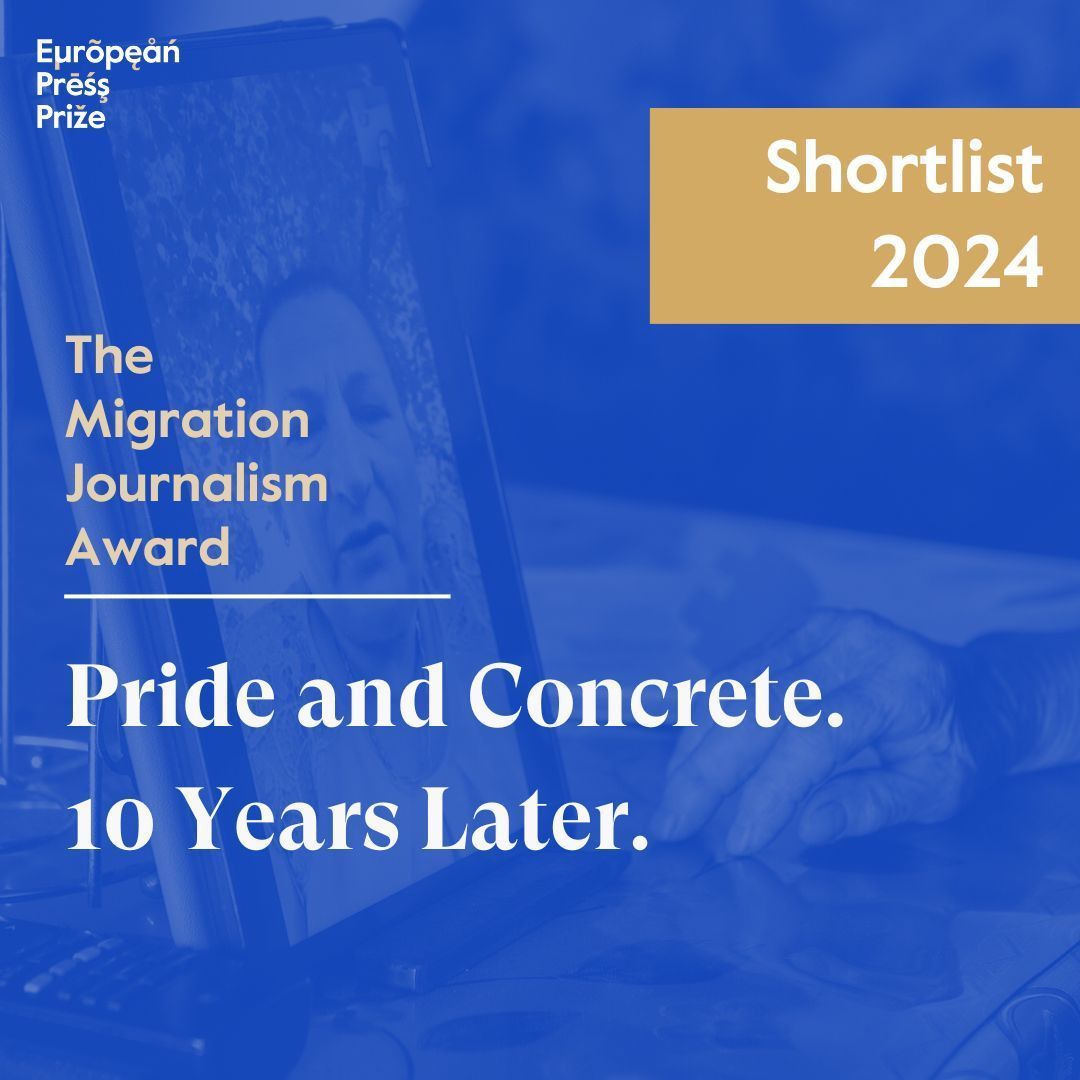 Shortlisted for our 2024 Migration Journalism Award is 'Pride and Concrete. 10 Years Later'. ✨ The Migration Journalism Award is supported by the Robert Bosch Stiftung. 2024 Shortlist ➡️ buff.ly/4acSTMD Picture: Petruț Călinescu #europeanpressprize