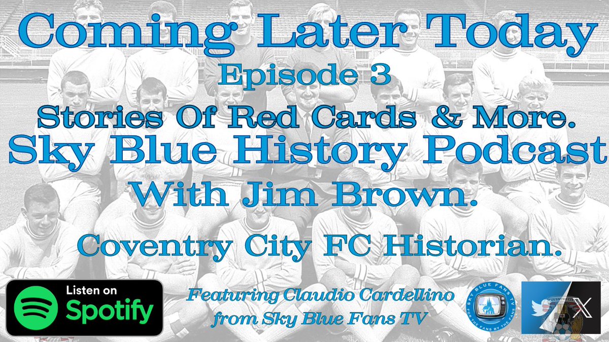 Get ready for episode 3 out later today...

#pusb #ccfc  #sba #coventry #coventrycity #sbftv #jimbrown #redcards #red #cards #efl #eflchampionship #more