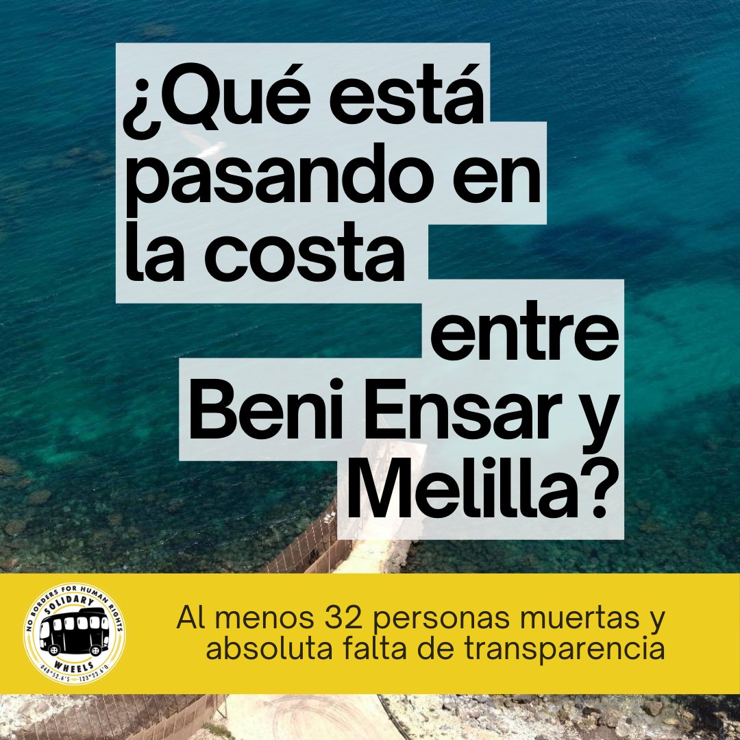 ‼️AL MENOS 32 PERSONAS MUERTAS EN LA COSTA ENTRE #MELILLA Y #BENIENSAR Y ABSOLUTA FALTA DE TRANSPARENCIA‼️ ABRIMOS HILO⬇️