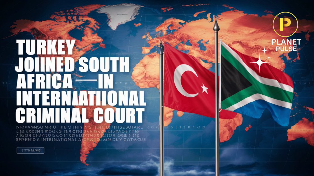 NewsUpdate: 🇹🇷 Turkey joins 🇿🇦 South Africa in its legal case against Israel at the International Court of Justice.
#Turkey #SouthAfrican