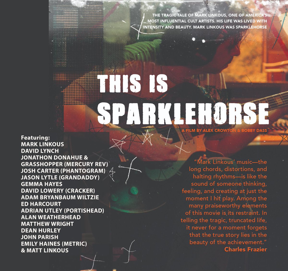 'This Is Sparklehorse' is on @PrimeVideo ✨🐎 Celebrate the unique talent of Mark Linkous. #Sparklehorse ♥️ amazon.co.uk/.../B0CWDR.../… @DavidLynch_ @Phantogram @mercuryrevvd  @jasonlytle @EdHarcourt @gemma_hayes @Metric @adrianutley @JohnParish50 @Matthew_Wright