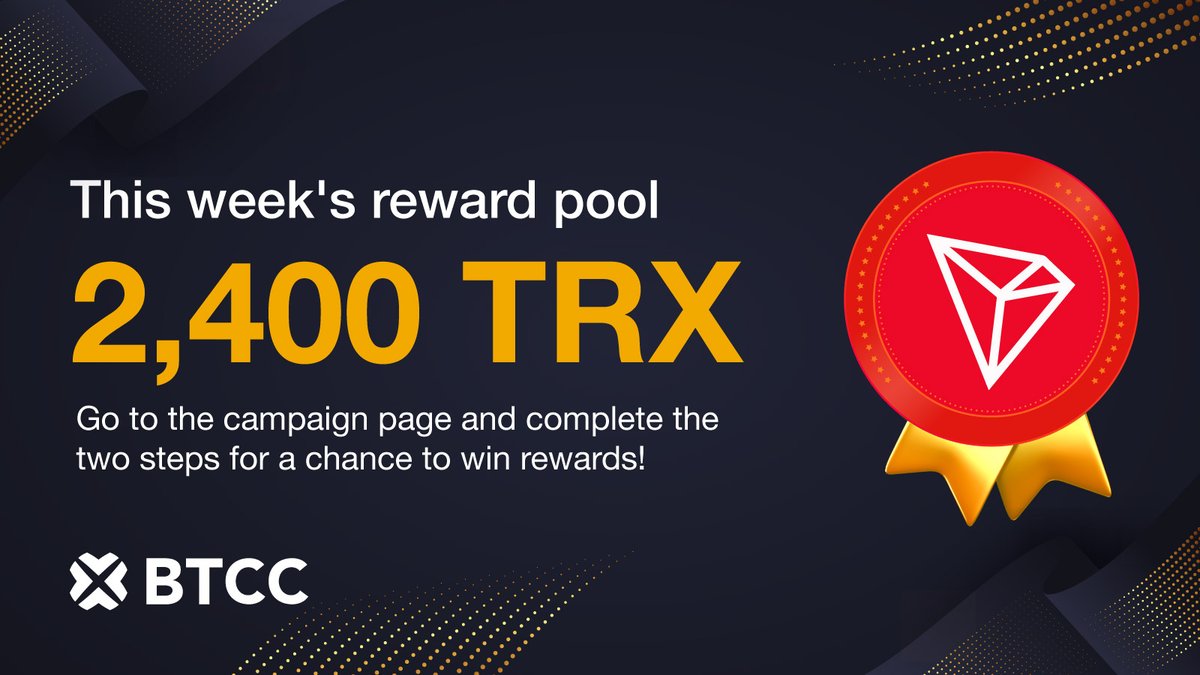 📢#WeeklyAirdrop🌟 
We're giving away 2,400 $TRX to 10 followers!

🙋🏻‍♂️To participate: 
Visit our campaign page (link below), scroll to the bottom, and complete 2 tasks.  

👉🏻Campaign page:  
bit.ly/3U3ROzR   

⏰We'll pick 10 winners on May 7 to share 2,400 $TRX!…