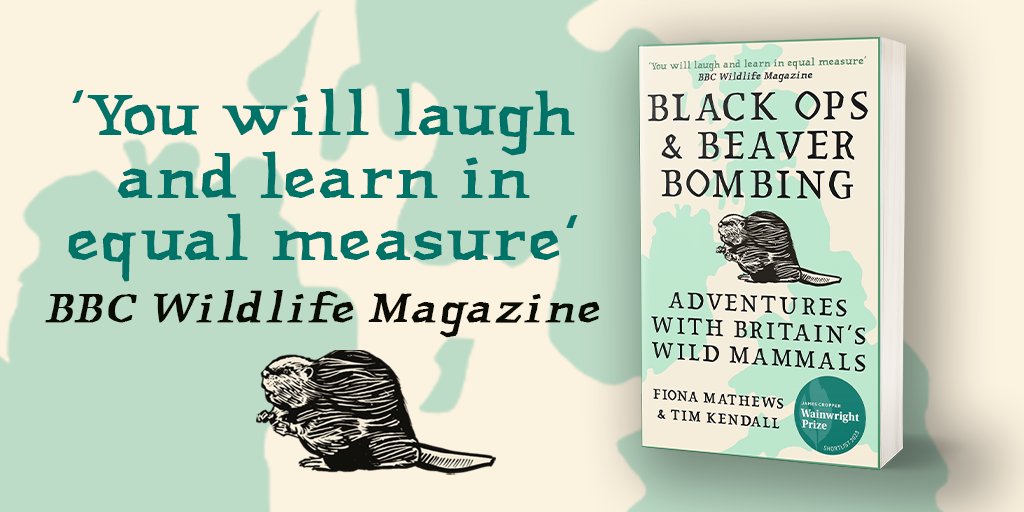 'Weasely my favourite book of the year.' Dave Goulson, author of Silent Earth Black Ops and Beaver Bombing: Adventures with Britain's Wild Mammals by @MathewsFiona and @TimKendall70 is out today in paperback bit.ly/BlackOpsandBea…