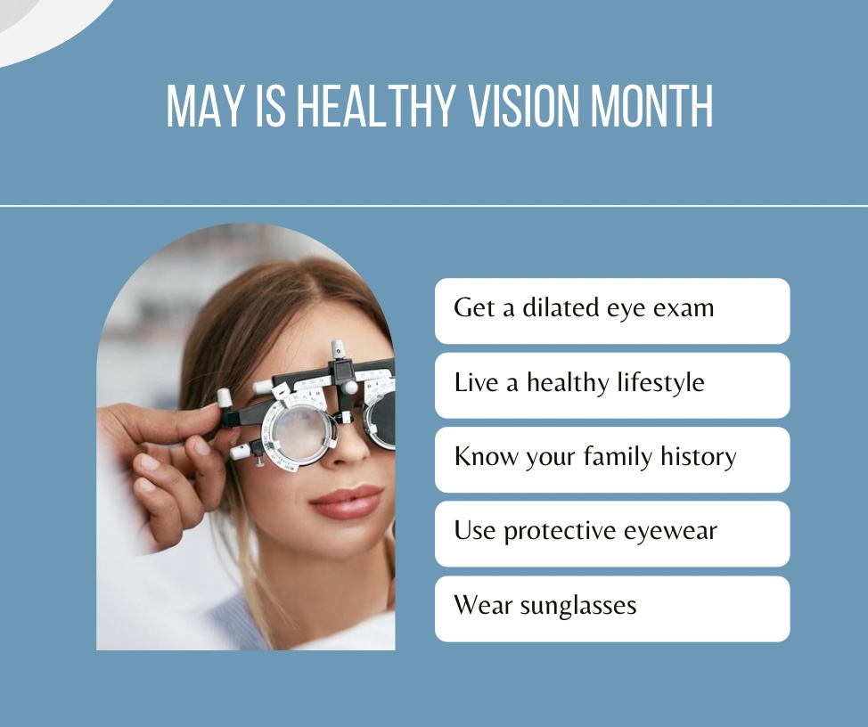 May is Healthy Vision Month! AEV is here with eye care tips and ready to see you each year! 💜😇
#healthyvisionmonth #angeleyesvision #AEV #memphis #jackson #tupelo #eyeexam #glasses #eyecare #contacts #optometricphysician #eyedoctor #cataracts #healthcare #kingcarrotadventures