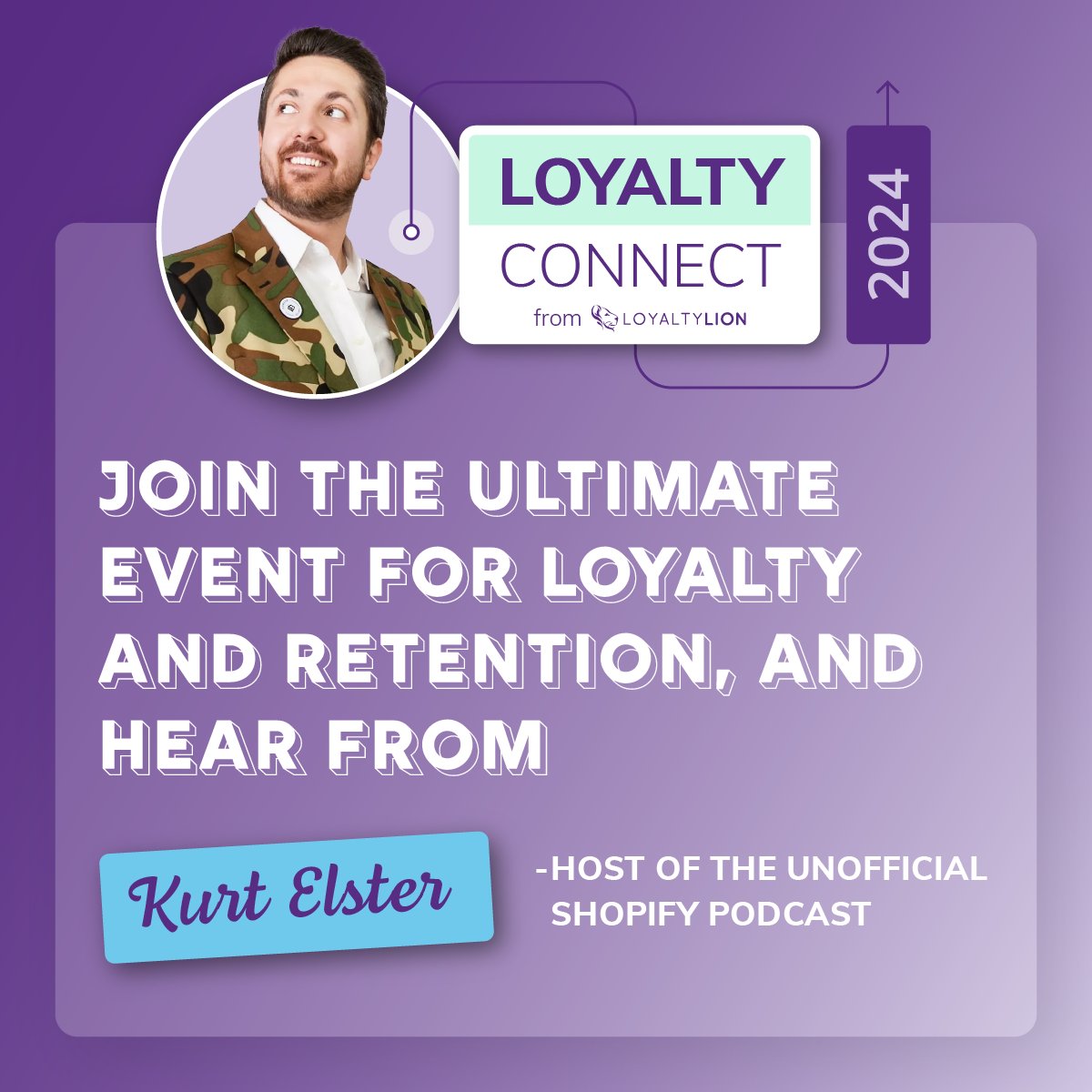 With #LoyaltyConnect around the corner, we'd like to introduce you to this year's keynote speaker - Shopify expert Kurt Elster!

Grab your free ticket and check out the agenda here 👇

hubs.la/Q02vQCCr0

#LoyaltyConnect #Ecommerce #Retention #Loyalty #LoyaltyProgram
