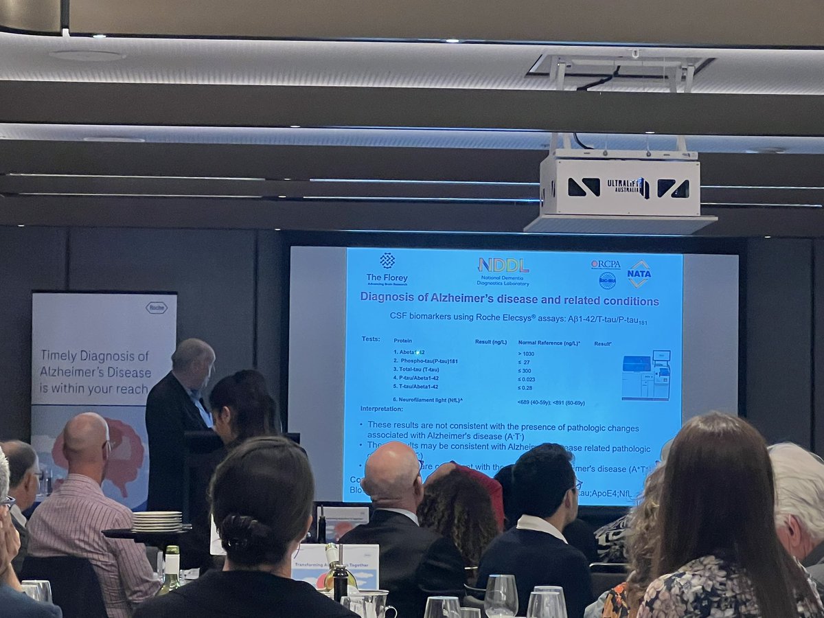 Great Roche event tonight amidst wonderful specialists passionate about diagnosis & care in MCI dementia - great overview of the field by ColinMasters @SydDementiaNet @ADNeT_Australia