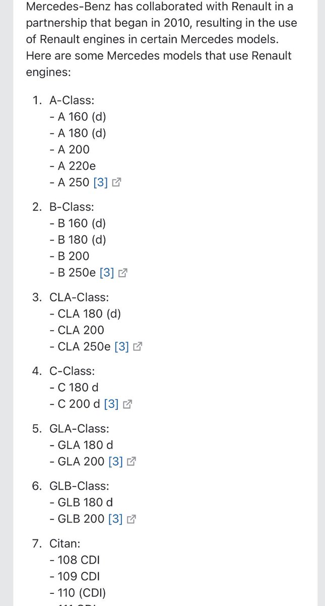 @Buhlenomuhle As long it’s not one of these variants below which use Renault (PSA) engines