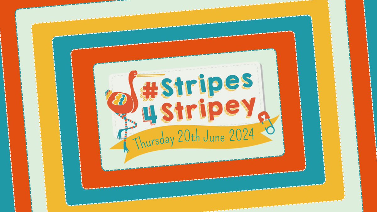 𝗦𝗮𝘃𝗲 𝘁𝗵𝗲 𝗱𝗮𝘁𝗲! #Stripes4Stripey is back for 2024! On 𝗧𝗵𝘂𝗿𝘀𝗱𝗮𝘆 𝟮𝟬𝘁𝗵 𝗝𝘂𝗻𝗲 we'll be wearing our best stripes and raising vital money for Stripey Stork. We'd love you to join us by wearing your stripes and donating or by holding your own fundraising event.