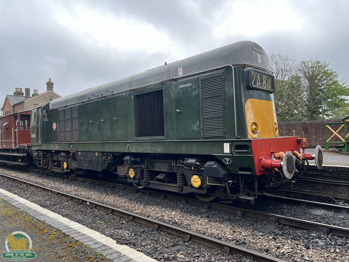 BR Class 20 D8188 takes charge of the morning goods train, standing in for L.H. & J.C No.29. 27th April 2024.