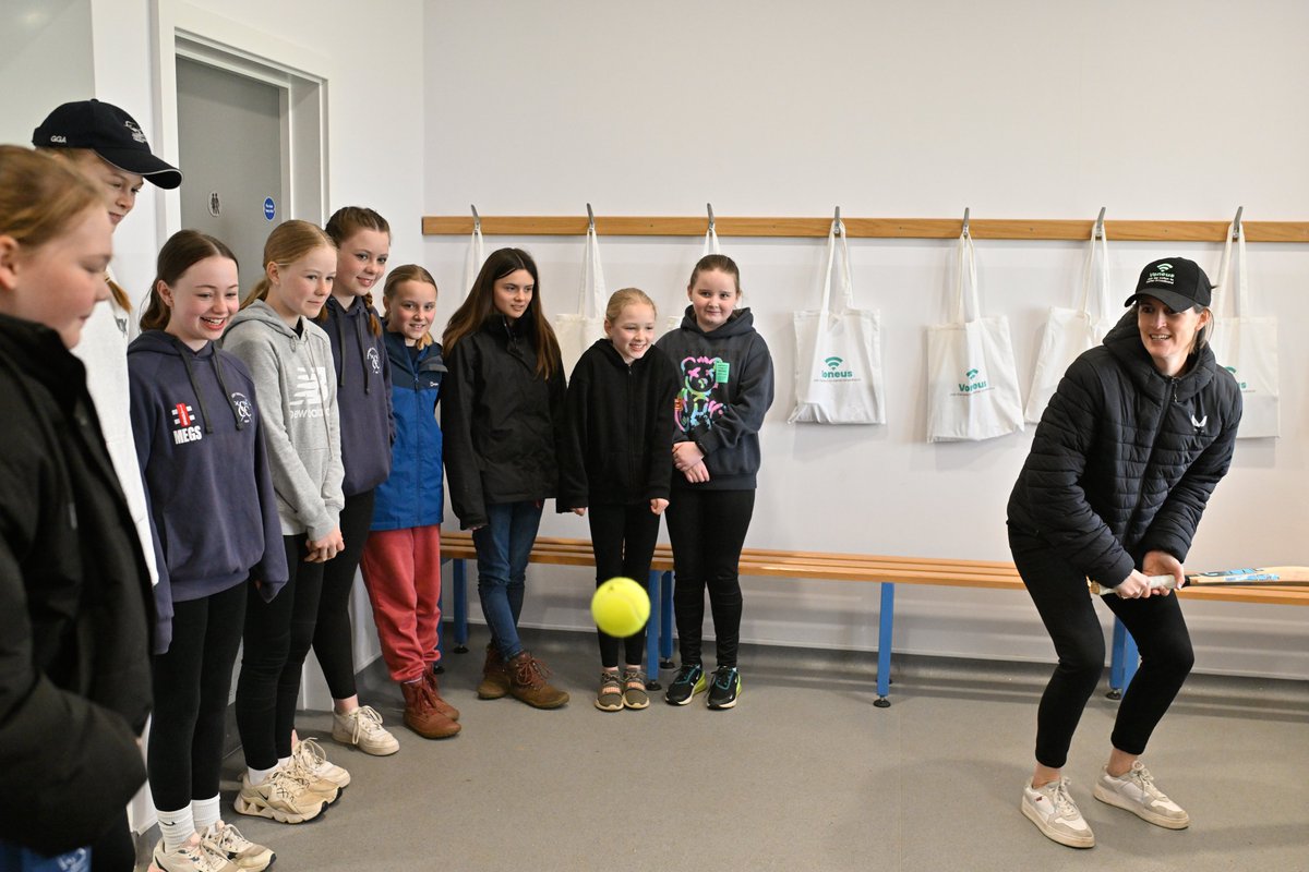 No play was possible at <a href="/cropredycricket/">Cropredy Cricket</a> but that didn't stop the fun, with <a href="/voneusbroadband/">Voneus</a> ambassador <a href="/lydiagreenway/">Lydia Greenway</a> in attendance for a Q&amp;A and plenty of changing room cricket. 

Read more 👉 nationalvillagecup.com/lydia-greenway…

#NVC24 | 📸 Paul Carroll