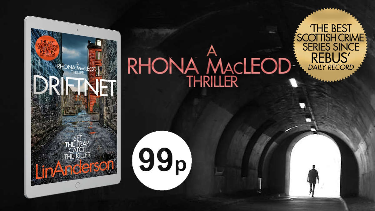 🤩 99p Promo Price !!! 🤩 DRIFTNET - 'Great read from the start till the last page, had me hooked, I didn't want to put it down. Gritty Glasgow crime' viewBook.at/Driftnet #CrimeFiction #Mystery #Thriller #LinAnderson #BloodyScotland #CSI