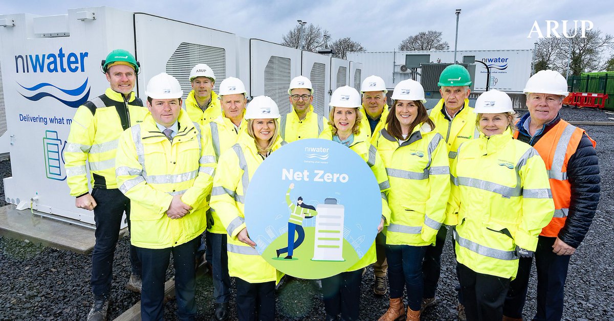 Partnering with @GRAHAMGroupUK, we’ve supported @niwnews to reduce its carbon footprint, as one of the first public sector orgs to install a state-of-the-art battery #energy storage system. A vital step in NI Water’s journey to #netzero. Read more: bit.ly/3JGNh1k