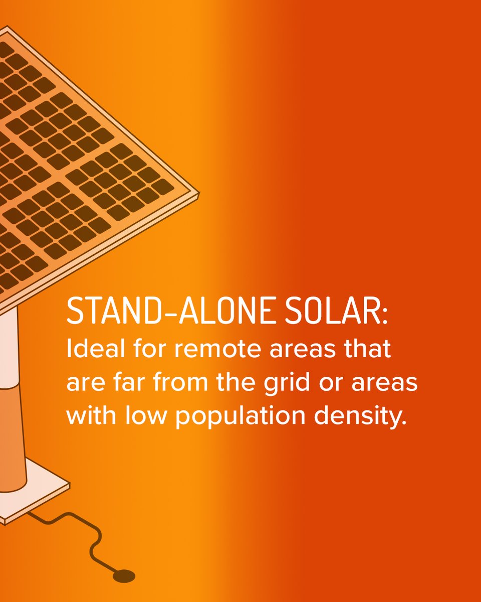 Mini-grids and stand-alone solar systems are deployed to provide energy access to billions of unserved and underserved groups in off-grid areas. While both operate independently from the main transmission grid, they are different in other ways.  

Swipe to learn how they differ.