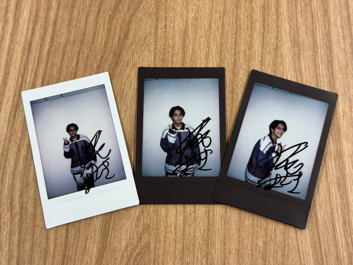 インタビュー公開記念】 中尾暢樹さん直筆サイン入りチェキを抽選で3名