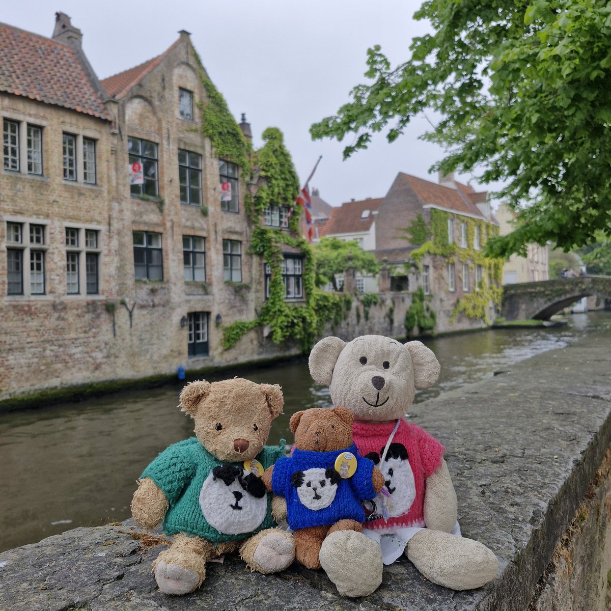 The removal company's FINALLY here with the rest of the bears, but just before they arrived, we'd time for a quick walk to the canal.