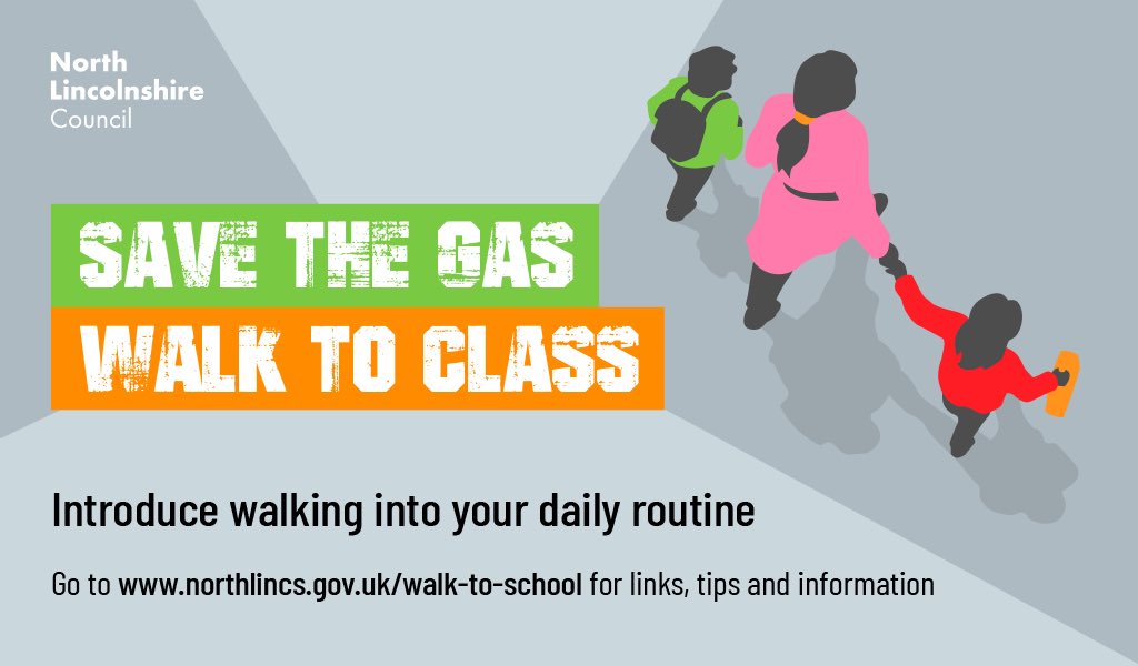 👟Year of Walking - As the weather continues to warm and become drier, the improvement of❤️health and well-being of children that walk some or all the way to school has been noted. Try walking as often as you can. #healthandwellbeing #walkingtoschool @ActiveNLincs
