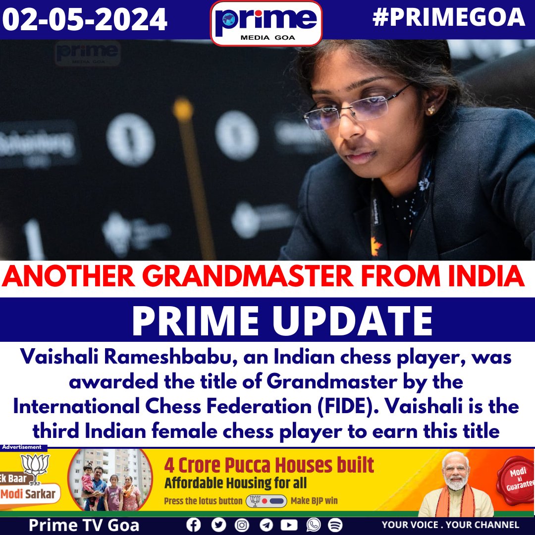 ANOTHER GRANDMASTER FROM INDIA
#chess #chessboard #chessgame #chessplayer #chessmoves #chessmaster #chesslover #checkmate