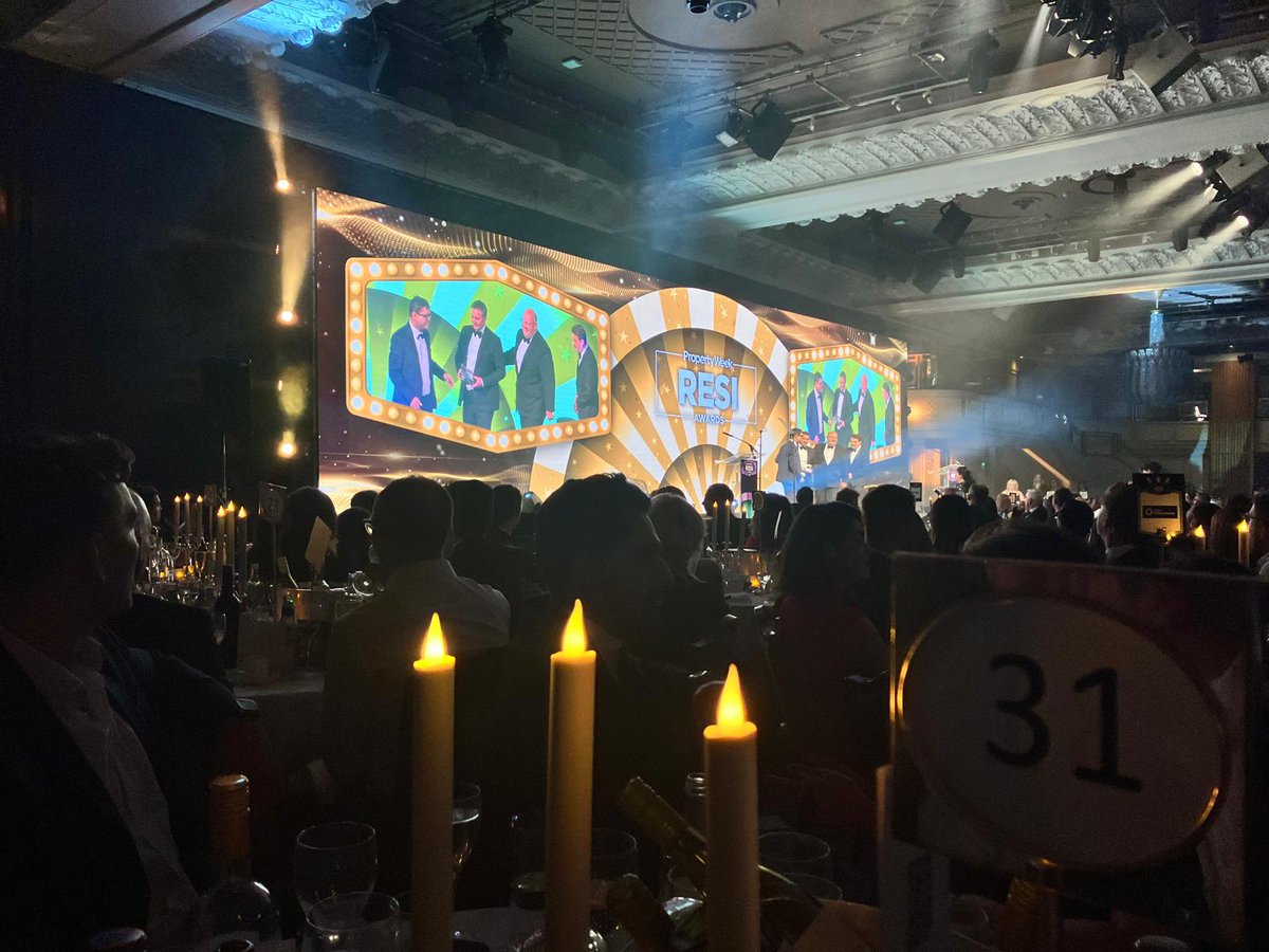 We are absolutely thrilled to have won Deal of the Year (£50m-£250m) @PropertyWeek @RESIevent Awards The award was for our Lumina Village deal in Trafford - securing two major funding agreements totalling £170million. Judges said they were “unanimous” in awarding us the accolade