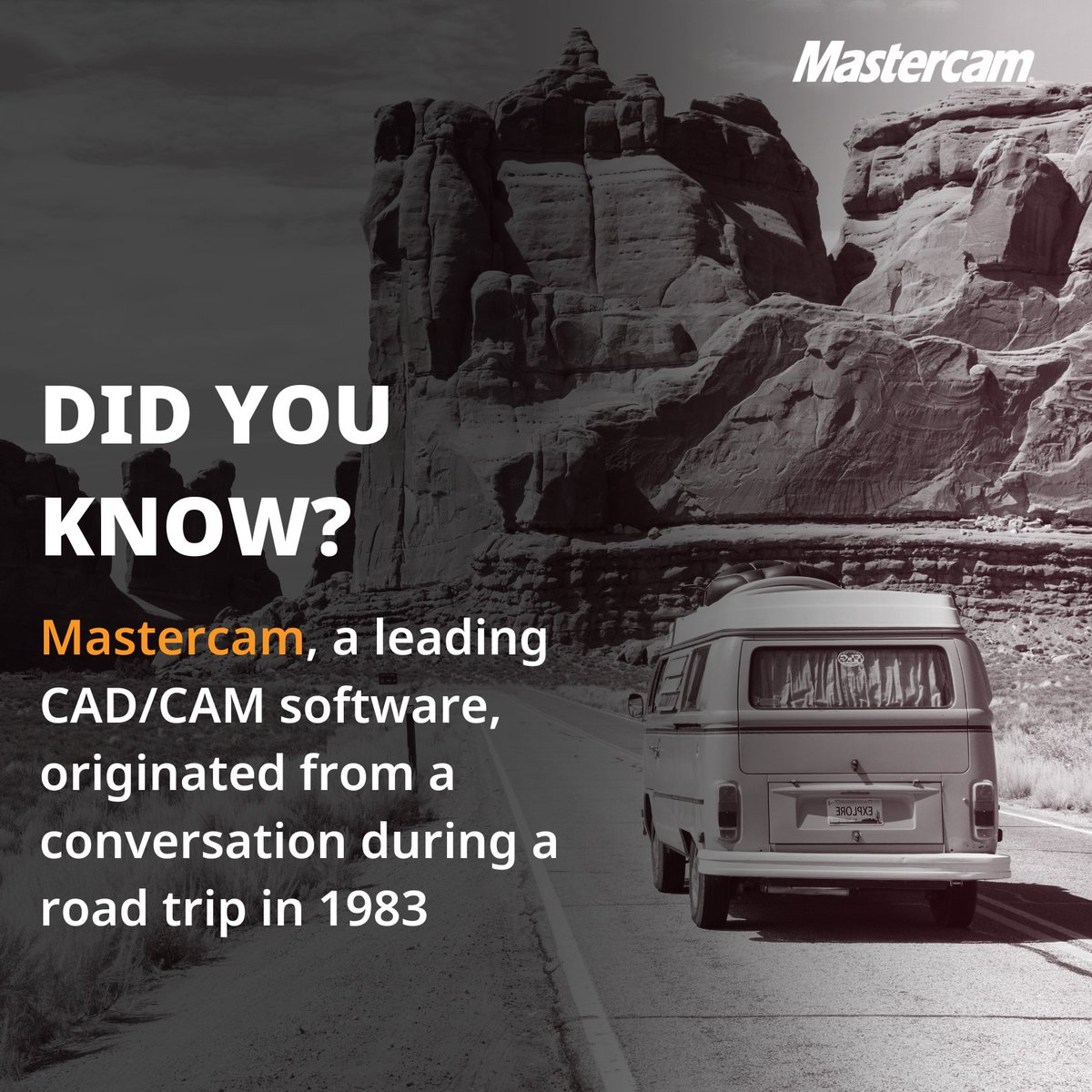 𝗗𝗶𝗱 𝘆𝗼𝘂 𝗸𝗻𝗼𝘄?
Mastercam, a leading CAD/CAM software, originated from a conversation during a road trip in 1983.

Discover fascinating facts and insights with us!

#DidYouKnow #Mastercam #CNCmachining #CAM