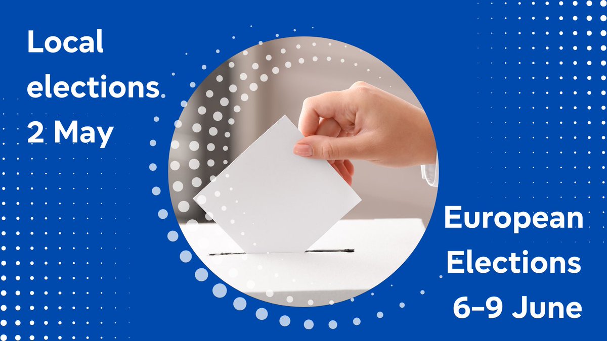 ❗️Millions of EU citizens living in the UK have right to vote 📅TODAY in the #LocalElections and on 📅 6-9 June in the #EUelections2024. ℹ️ More information about voter eligibility in the local elections is available here canivote.org.uk