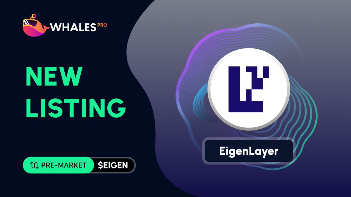 Pre-Market Listings: @eigenlayer $EIGEN The highly anticipated restaking  project @eigenlayer has announced a 251 million $EIGEN stakedrop for  eligible users. There are nearly 8 days left until the official TGE. Trade  now