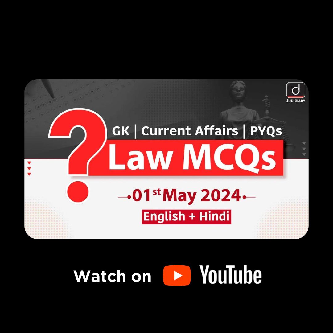 Law MCQs
.
वीडियो लिंक : youtu.be/ORVmrzTqE_c
.
#DrishtiJudiciary #Judiciary #Law #Legalstudies #Lawindia #Lawdictionary #Supremecourt #Lawstudent #India #Indianlaw #Indianjudiciary #Lawadvocates #Drishtilegal #Drishtilaw