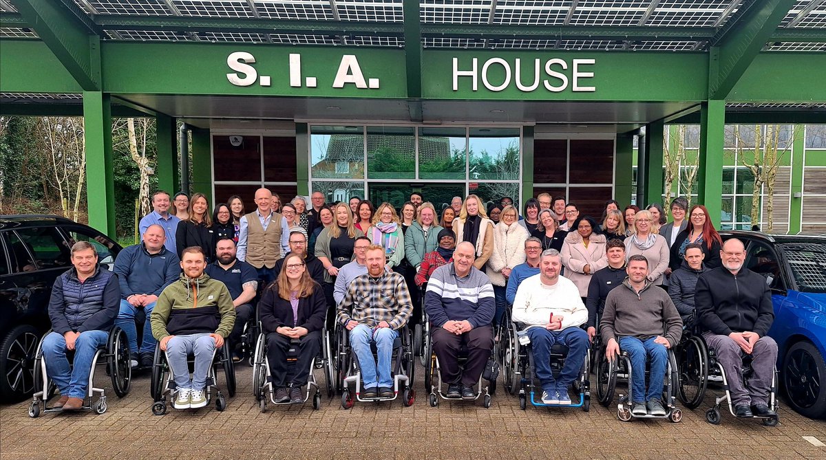 One of the best decisions @spinalinjuries ever made was to move our head office to to Milton Keynes in 2005. Our office remains one of the most accessible and sustainable in town. Happy #LoveMK day from us here in Oldbrook....