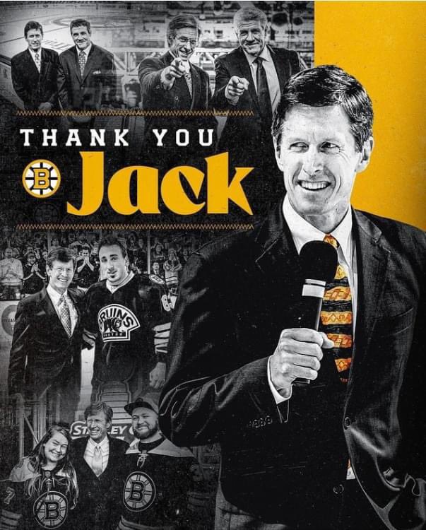 Tonight may be your last official game but you get the “W” in my mind as best play by play hockey broadcaster! Will miss your energy and vibe @RealJackEdwards