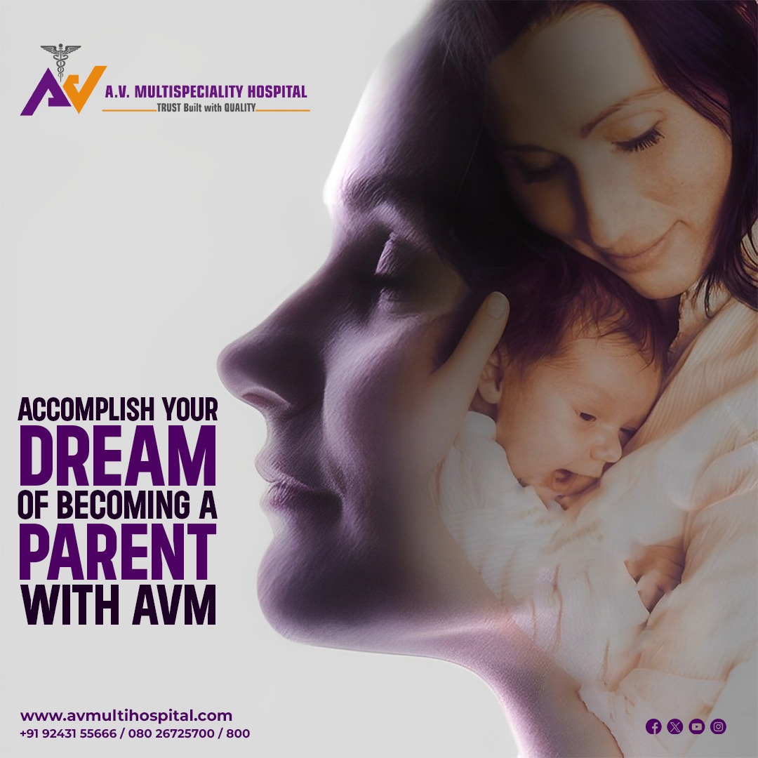 Realize your dream of parenthood with AVM Multispeciality Hospital. We're here to support you every step of the way

#avmultispecialtyhospital #avm #motherhood