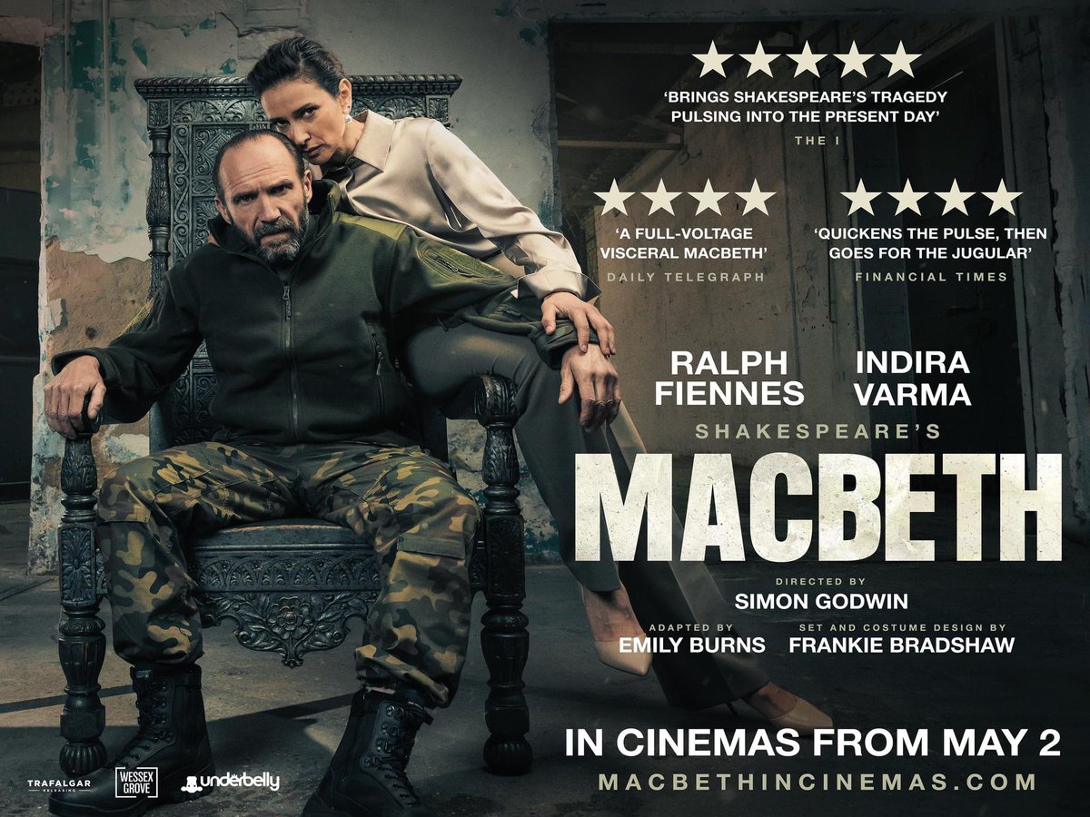 Thanks to @sharmillfilms for the invite 

Can’t wait to see @NationalTheatre Macbeth with #RalphFiennes and #IndiraVarma