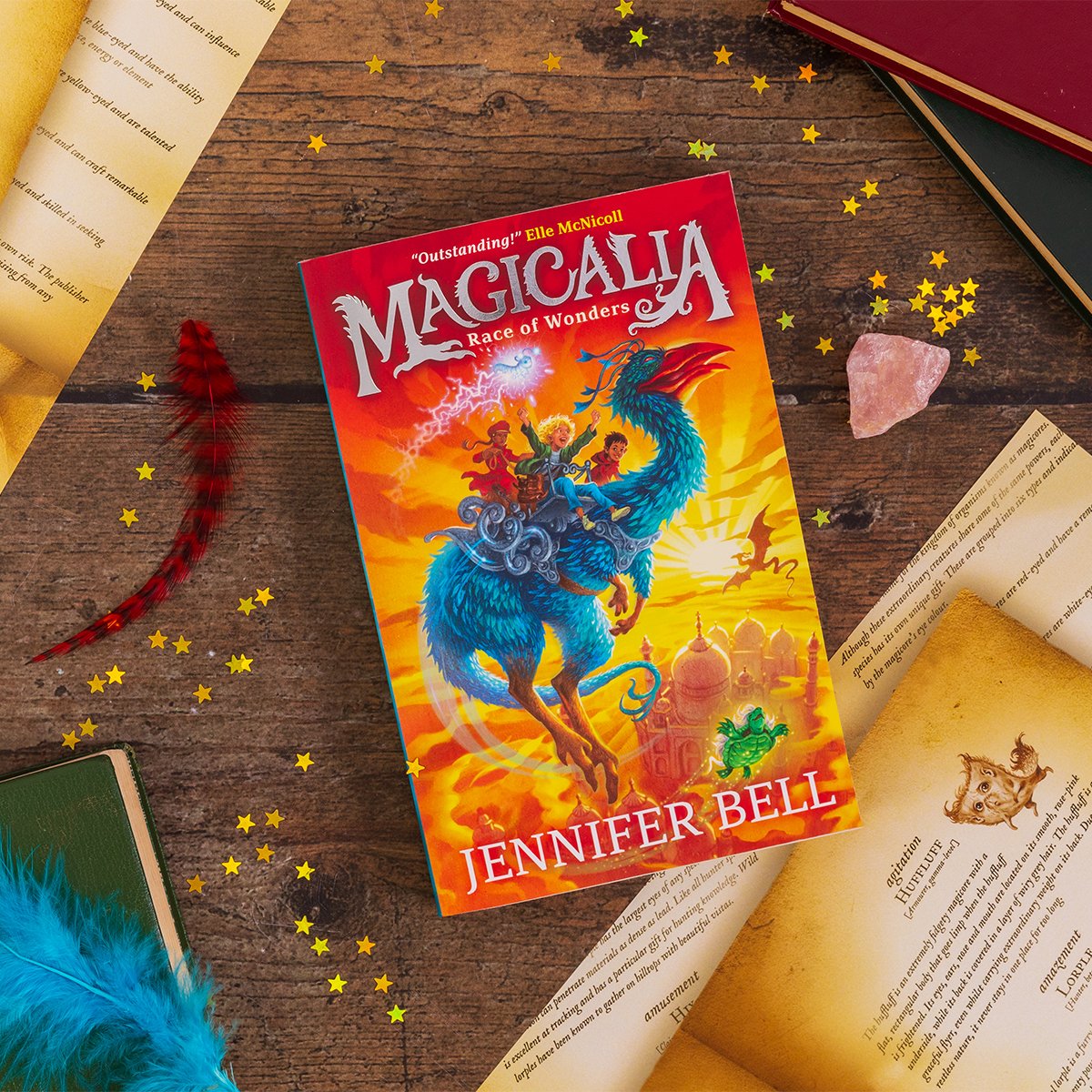 Happy Book Birthday to @jenrosebell and MAGICALIA: RACE OF WONDERS!✨So very excited that this incredible book is now out in the world! 🎉