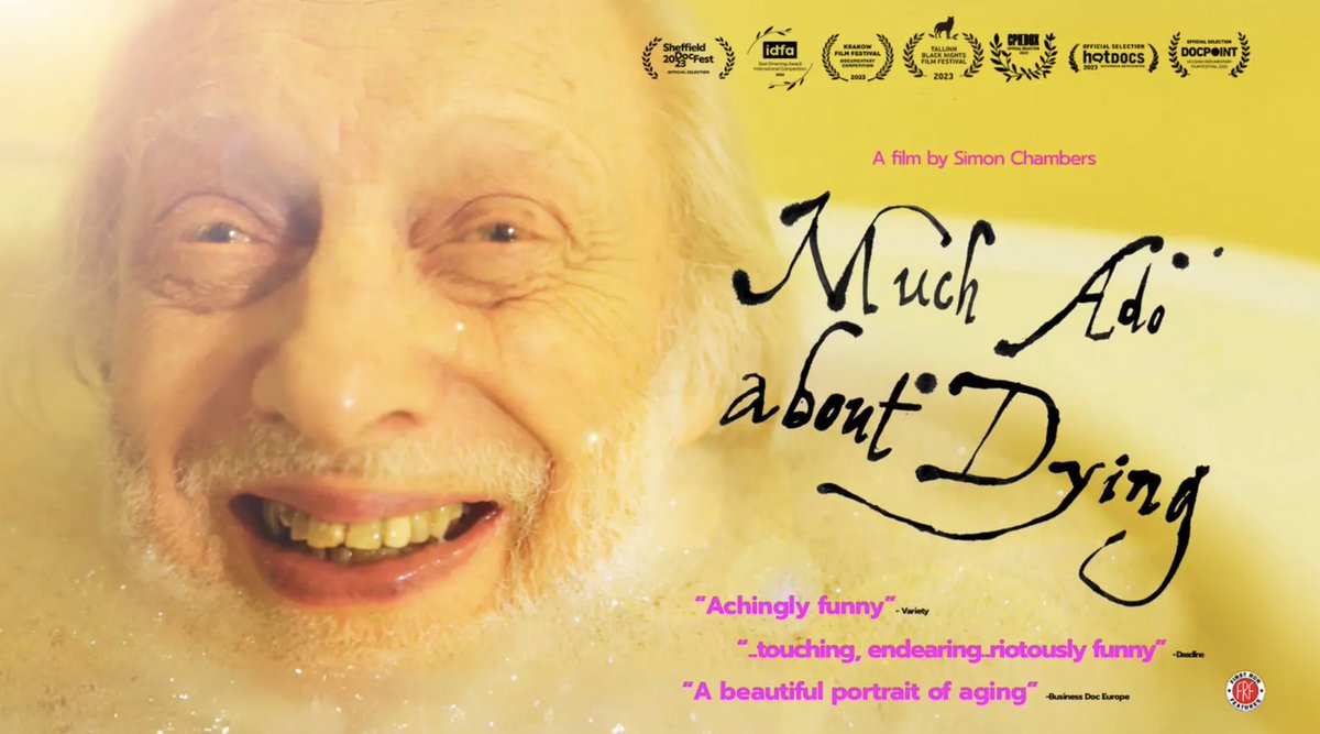 Looking forward to screening MUCH ADO ABOUT DYING doc from @CosmicCatFilms here on Eigg next Thursday 9th May as part of @LifeDeathGrief #DemystifyDeath
