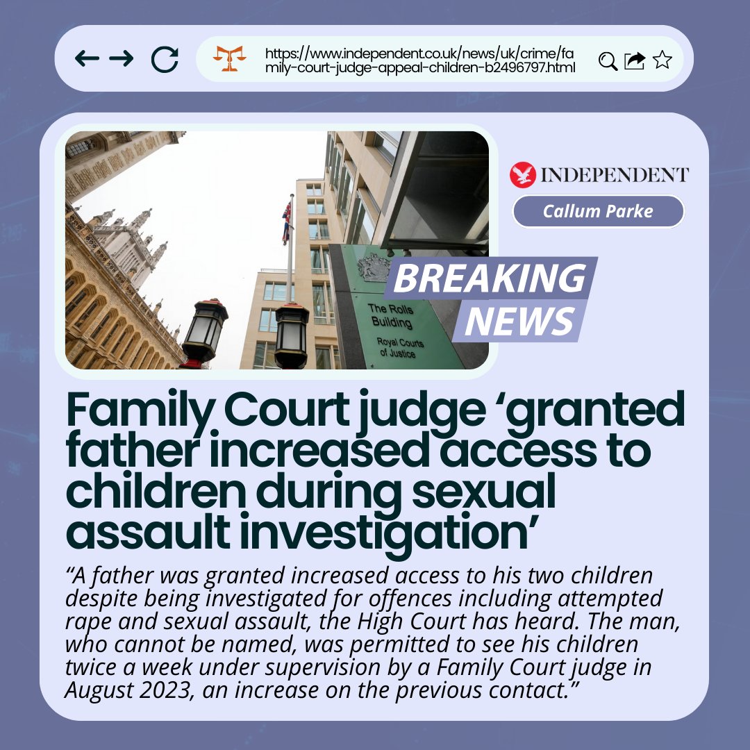 Though it is good to hear that the High Court admitted this was a grave error, it is an error that should not have been made in the first place. All too often victim's lives are put at risk to further an abusive man's right to contact! 📰: bit.ly/3QuoUrz