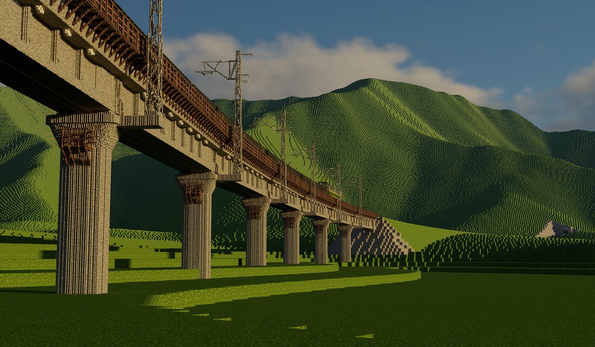 DpSeaSaltyFish's tweet photo. #minecraft建築コミュ #immersiverailroading
#littletiles
#Minecraft
#Minecraftbuilds
#Minecraftbridge https://t.co/7BAWZ9vOW6