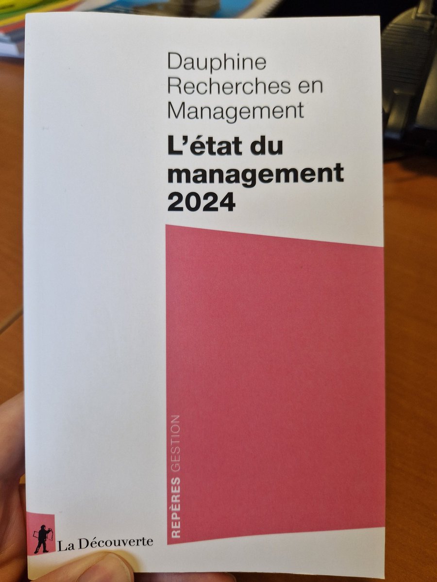 Le rendez vous annuelle de @DrmDauphine: L'état du management. Avec un excellent chapitre d'@AnaisBoutru sur la légitimité organisationnelle ! Une réflexion qui se poursuivra le 6 juin lors du prochain @DauphineDpw #DPW2024