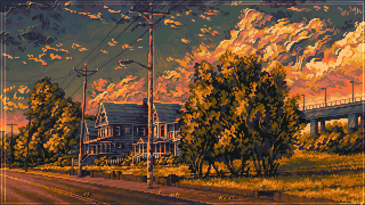 MakDeetsMuch's tweet photo. Golden'd Turning Blue

How certain are we—to find ourselves in this light ever again?
#pixelart #art https://t.co/iCvC193JZe