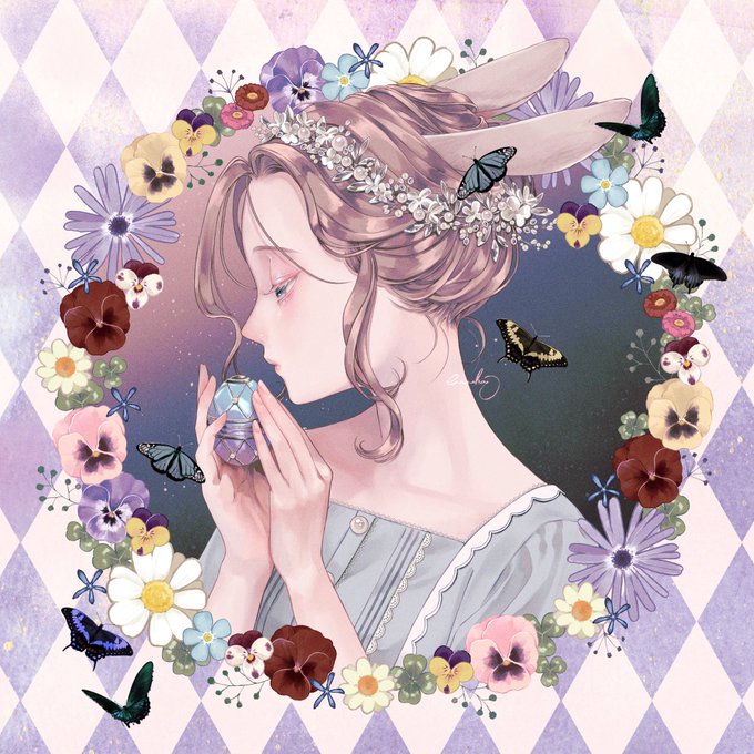 「head wreath」 illustration images(Latest｜RT&Fav:50)