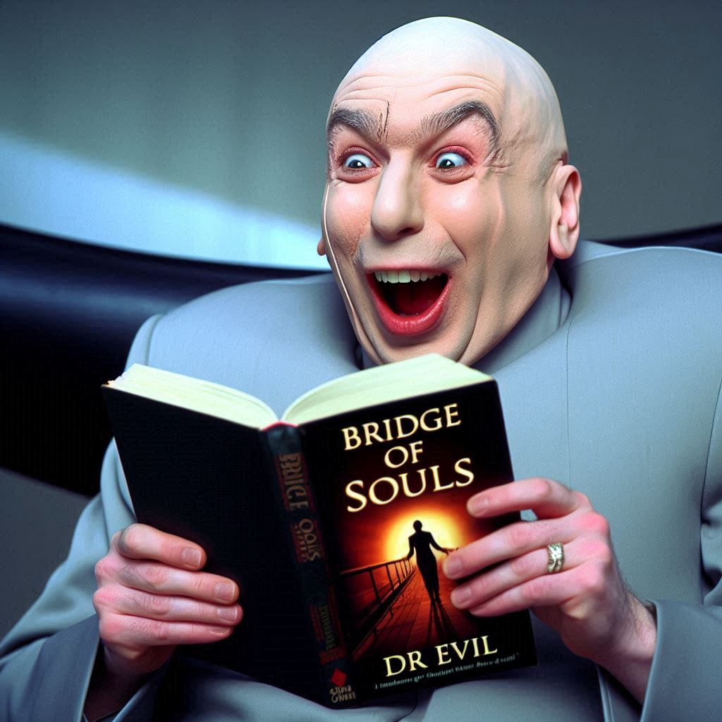 No matter how evil you think you are, no one can match the evil that is Dr Nissa Ad-Dajjal. 

#BridgeOfSouls 
#TavishStewart
#KindleBestSeller