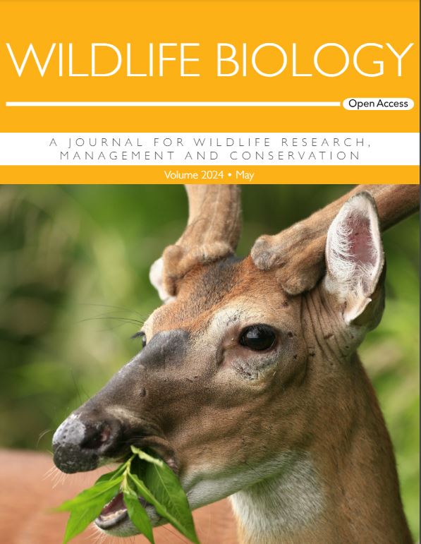 Cover May/June wildlifebiology.org/content/mayjun… Full #OpenAccess paper: vist.ly/34wcv #movement #ecology #space_use #deer @NordicOikos @WileyEcolEvol