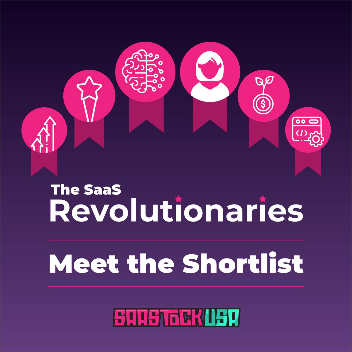 This year’s #SaaStockUSA will see the inaugural #SaaSRevolutionaries: a set of awards designed to champion the North American companies disrupting the SaaS space. We're thrilled to officially announce our shortlist! buff.ly/3Qr4ujg 👀 #SaaS #shortlist #growth #founder